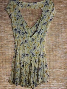 NWOT Free people Floral Mini Dress Junior Size